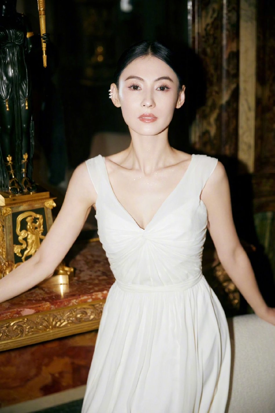 张柏芝,吊带裙